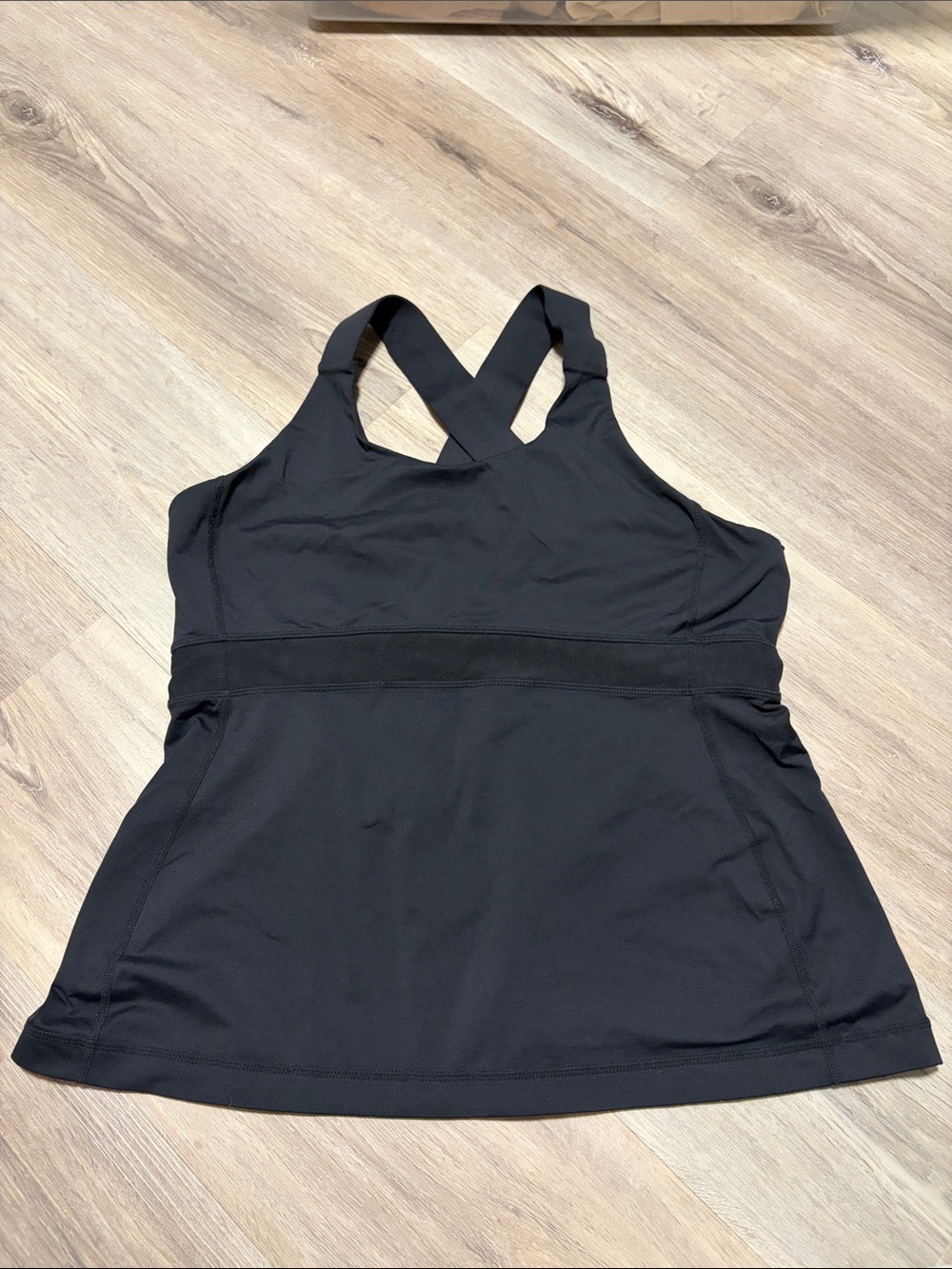 Lulu Athletic Tank Top - black